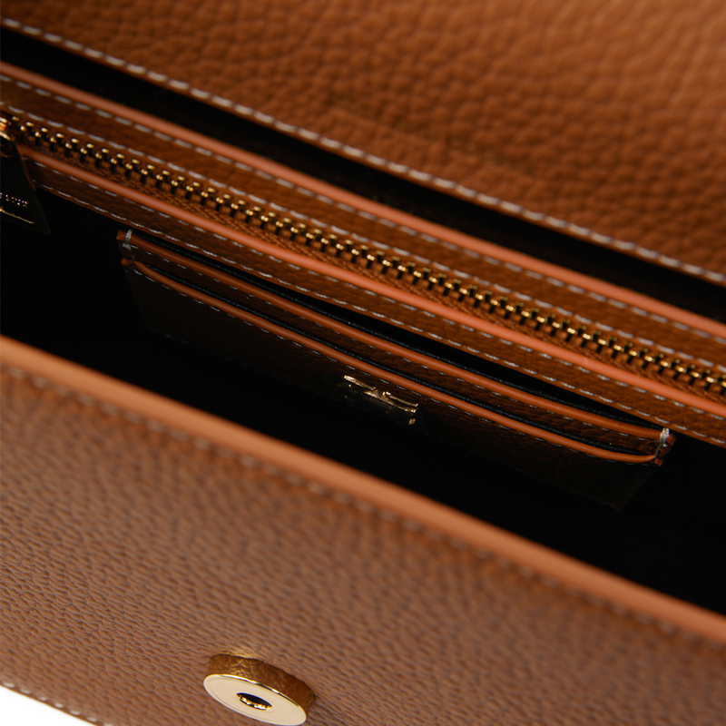 Holland Cooper Dowdeswell Scarf Bag - Tan Contrast-3